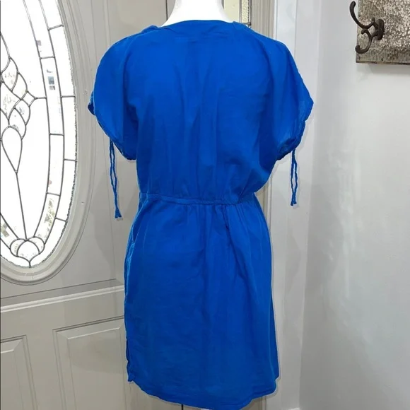 Lauren Ralph Lauren 100% Cotton Tunic Dress – Size M – Cobalt Blue - Picture 4 of 8